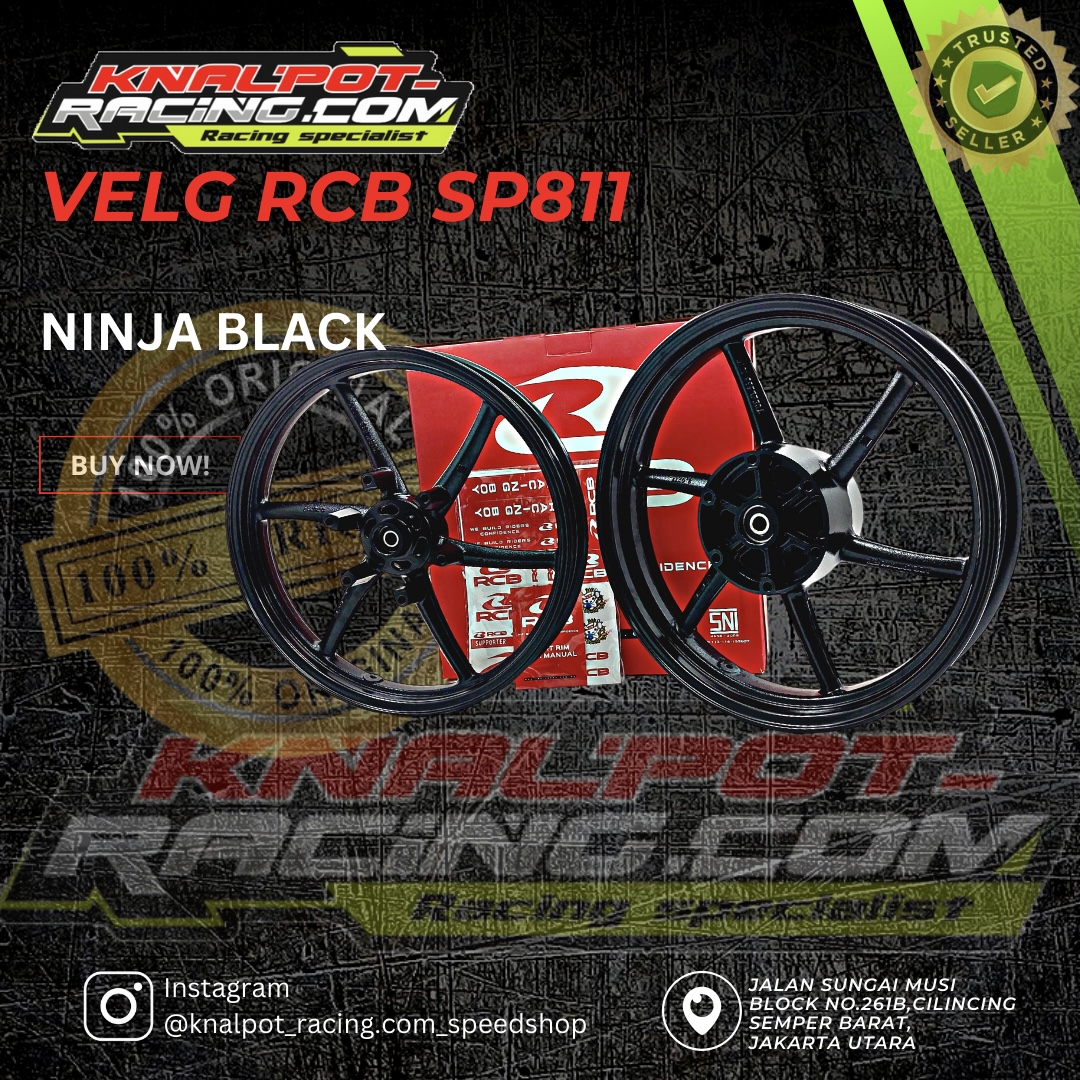 VELG RCB NINJA BLACK /HITAM